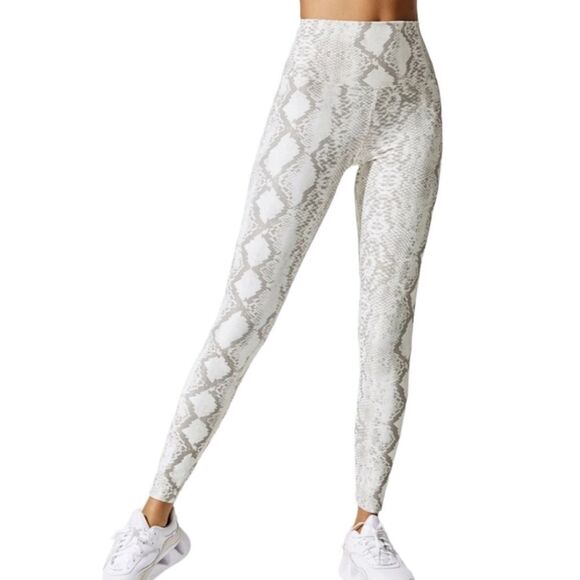 REVOLVE Beach Riot Ayla Taupe Snake Print High Wait Legging US XS - Picture 2 of 14